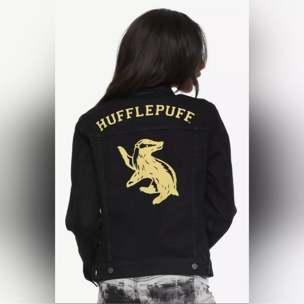 Harry Potter Hufflepuff Jean Denim Jacket